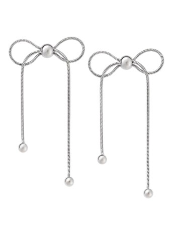 Σκουλαρίκια PUPPIS Stainless Steel, με μπίλιες - PUW20961S