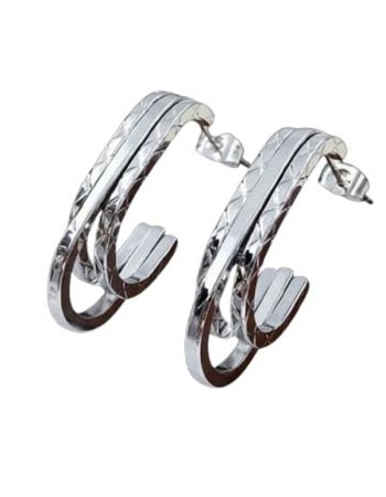 Σκουλαρίκια PUPPIS Stainless Steel - PUW93266S