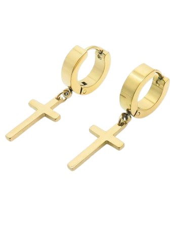 Σκουλαρίκια PUPPIS Gold Plated Stainless Steel - PUW95288G