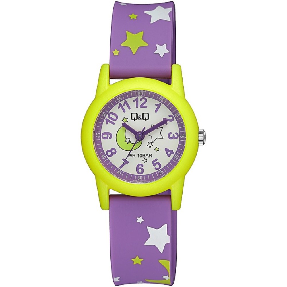 Ρολόι Q&Q Kids με Λουράκι από Καουτσούκ - V22A-007VY
