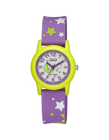 Ρολόι Q&Q Kids με Λουράκι από Καουτσούκ - V22A-007VY