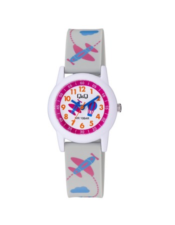 Ρολόι Q&Q Kids με Λουράκι από Καουτσούκ - V22A-021VY