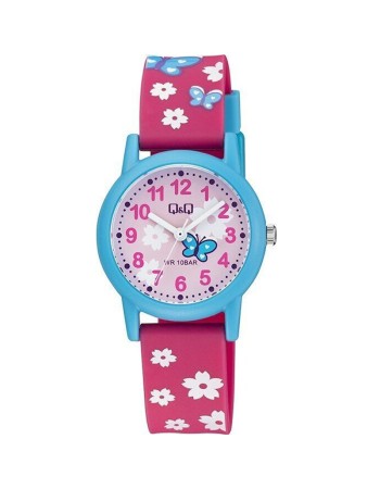 Ρολόι Q&Q Kids με Λουράκι από Καουτσούκ - V23A-021VY