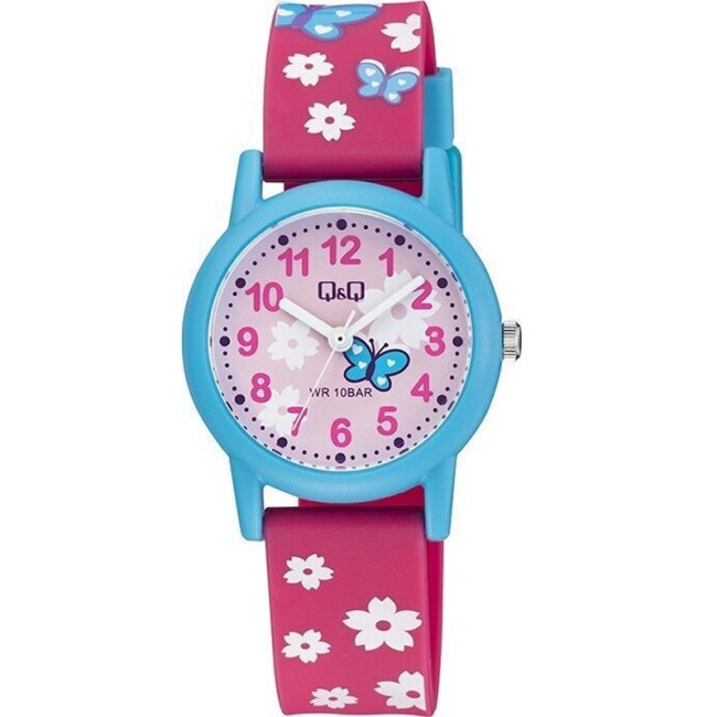 Ρολόι Q&Q Kids με Λουράκι από Καουτσούκ - V23A-021VY