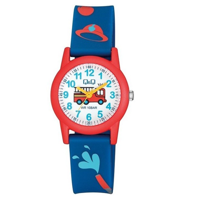 Ρολόι Q&Q Kids με Λουράκι από Καουτσούκ - VR99J019Y