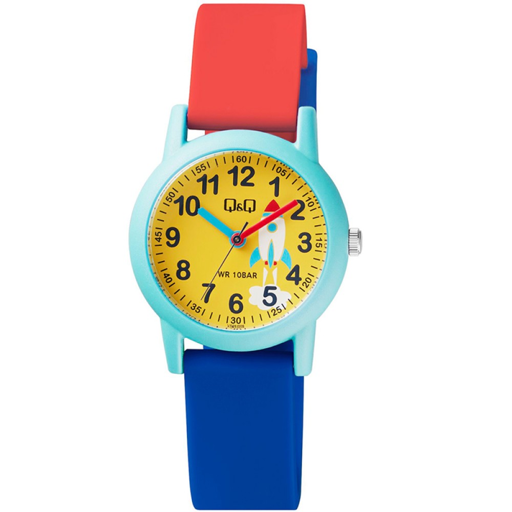 Ρολόι Q&Q Kids με Λουράκι από Καουτσούκ - VS49J009Y