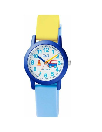 Ρολόι Q&Q Kids με Λουράκι από Καουτσούκ - VS49J010Y