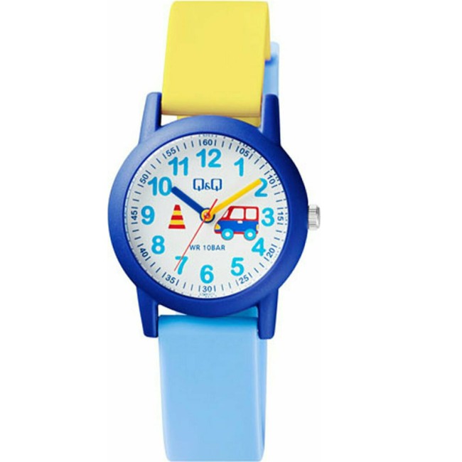 Ρολόι Q&Q Kids με Λουράκι από Καουτσούκ - VS49J010Y