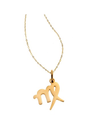 Ζώδιο ΤΑΥΡΟΣ από Ατσάλι Gold - HC2492GD-VIRGO