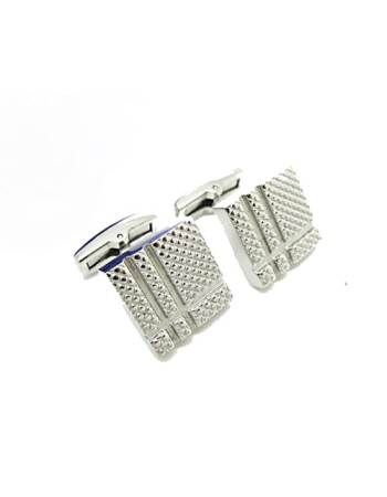 Μανικετόκουμπα Τετράγωνα Με Σχέδιο Senza Men's από Ατσάλι - SSD16710