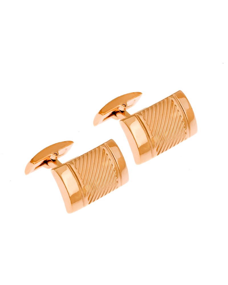 Μανικετόκουμπα Χρυσά Senza Men's από Ατσάλι - SSD16731