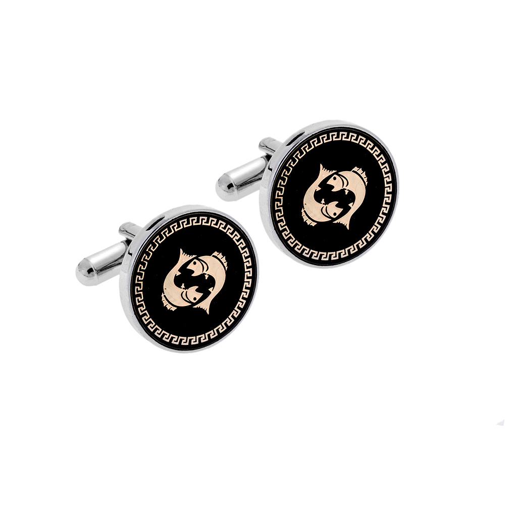 Μανικετόκουμπα Με Ζώδιο-Ιχθύς SENZA - SSD2022