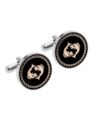 Μανικετόκουμπα Με Ζώδιο-Ιχθύς SENZA - SSD2022