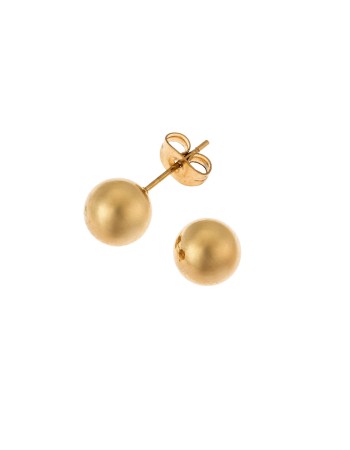 Σκουλαρίκια Μπίλια Senza από Ατσάλι Gold Plated - SSD23023