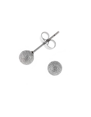 Σκουλαρίκια Μπίλια Σαγρέ Senza από Ατσάλι - SSD23024