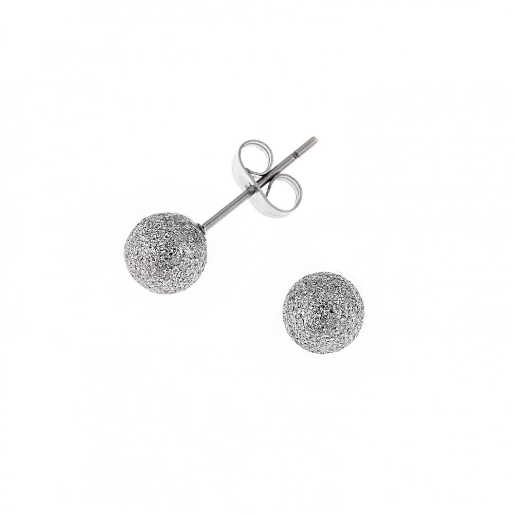 Σκουλαρίκια Μπίλια Σαγρέ Senza από Ατσάλι - SSD23027