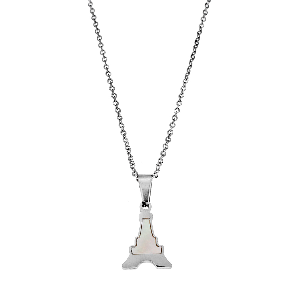 Κολιέ Γυναικείο Πύργος του Eiffel SΕΝΖΑ Steel - SSD2475SR
