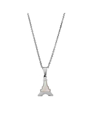 Κολιέ Γυναικείο Πύργος του Eiffel SΕΝΖΑ Steel - SSD2475SR