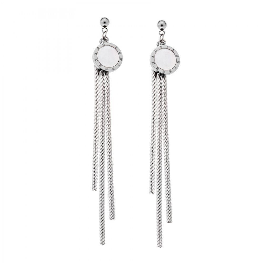 Σκουλαρίκια SENZA Steel - SSD2807SW