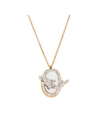 Κολιέ Γυναικείο SΕΝΖΑ Steel Gold Plated - SSD3316GD