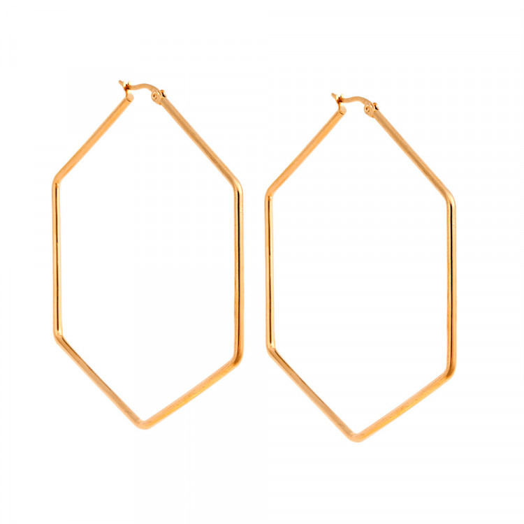 Σκουλαρίκια Senza Steel 6 cm Gold Plated - SSD3571GD Σκουλαρίκια Senza Steel 6 cm Gold Plated - SSD3571GD