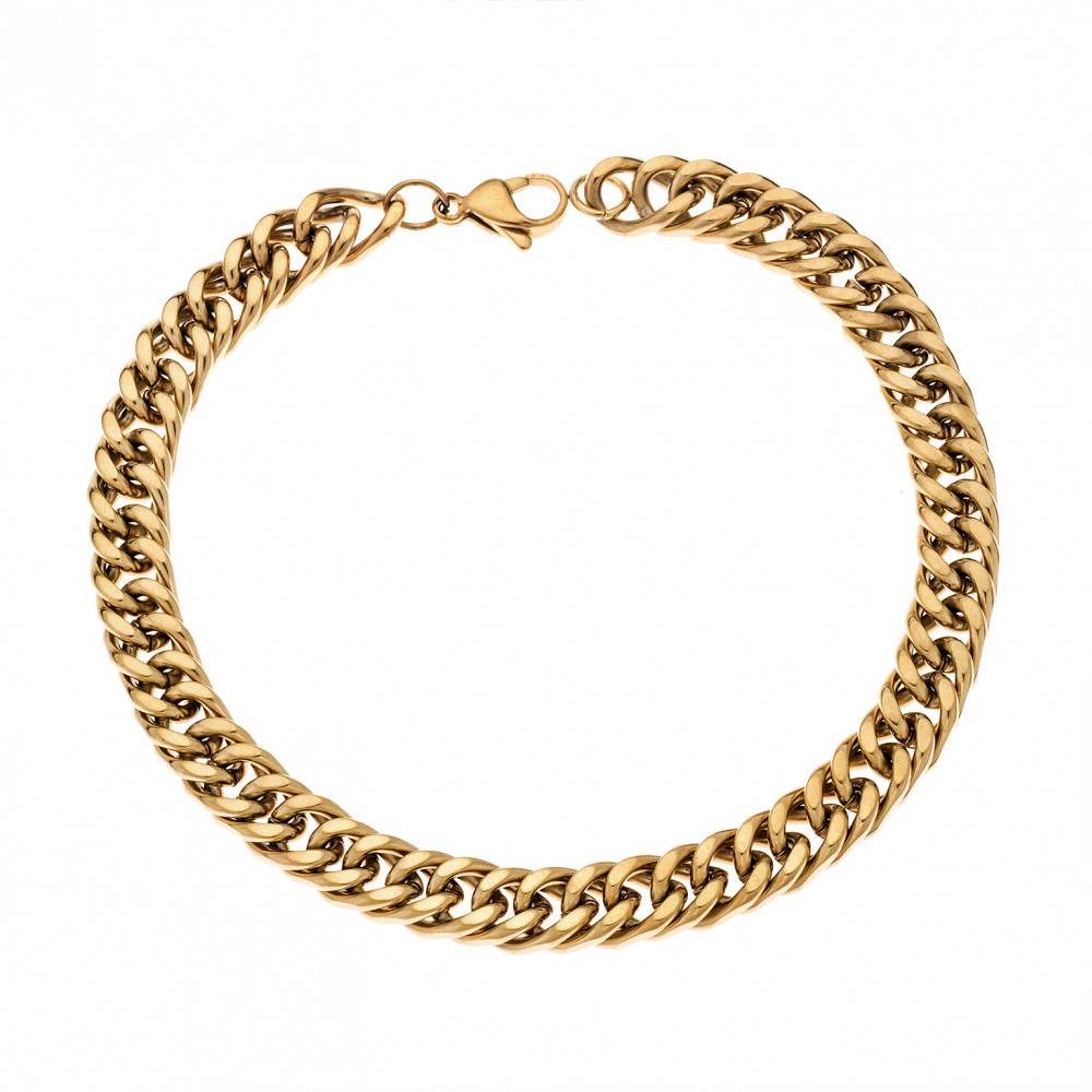 Βραχιόλι Senza Stainless Steel Gold Plated - SSD3624GDBR