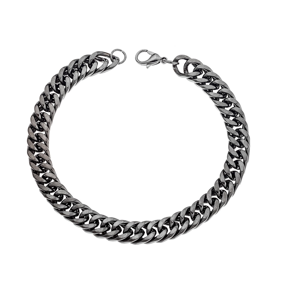 Βραχιόλι Senza Stainless Steel Gun Metal - SSD3624GMBR