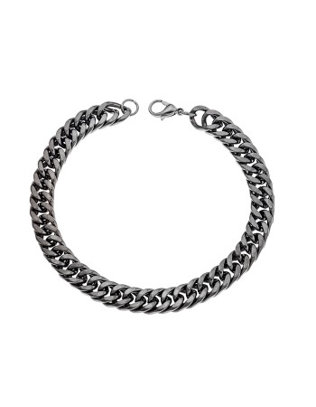 Βραχιόλι Senza Stainless Steel Gun Metal - SSD3624GMBR