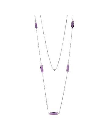 Κολιέ Γυναικείο SΕΝΖΑ Silver Steel - SSD3843-11