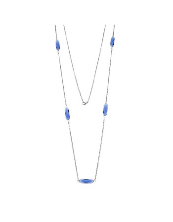 Κολιέ Γυναικείο SΕΝΖΑ Silver Steel - SSD3843-12