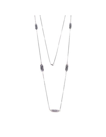 Κολιέ Γυναικείο SΕΝΖΑ Silver Steel - SSD3843-15