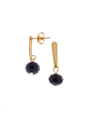 Σκουλαρίκια Senza από Ατσάλι - SSD3942-2BK