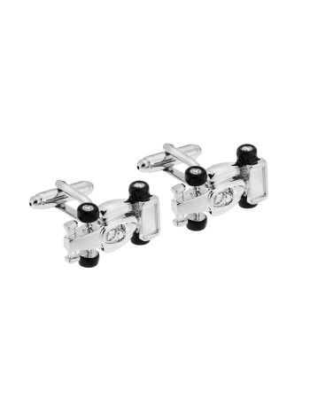 Μανικετόκουμπα SENZA Silver Brass Black - SSD3976