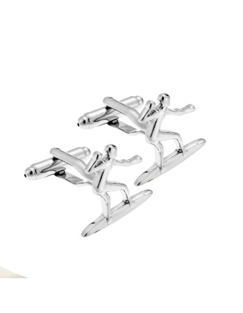 Μανικετόκουμπα SENZA Silver Brass - SSD3986