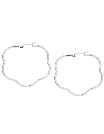 Σκουλαρίκια Senza Steel 4,5 cm - SSD4077SR