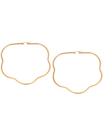 Σκουλαρίκια Senza Steel 7,5 cm Gold Plated - SSD4080GD