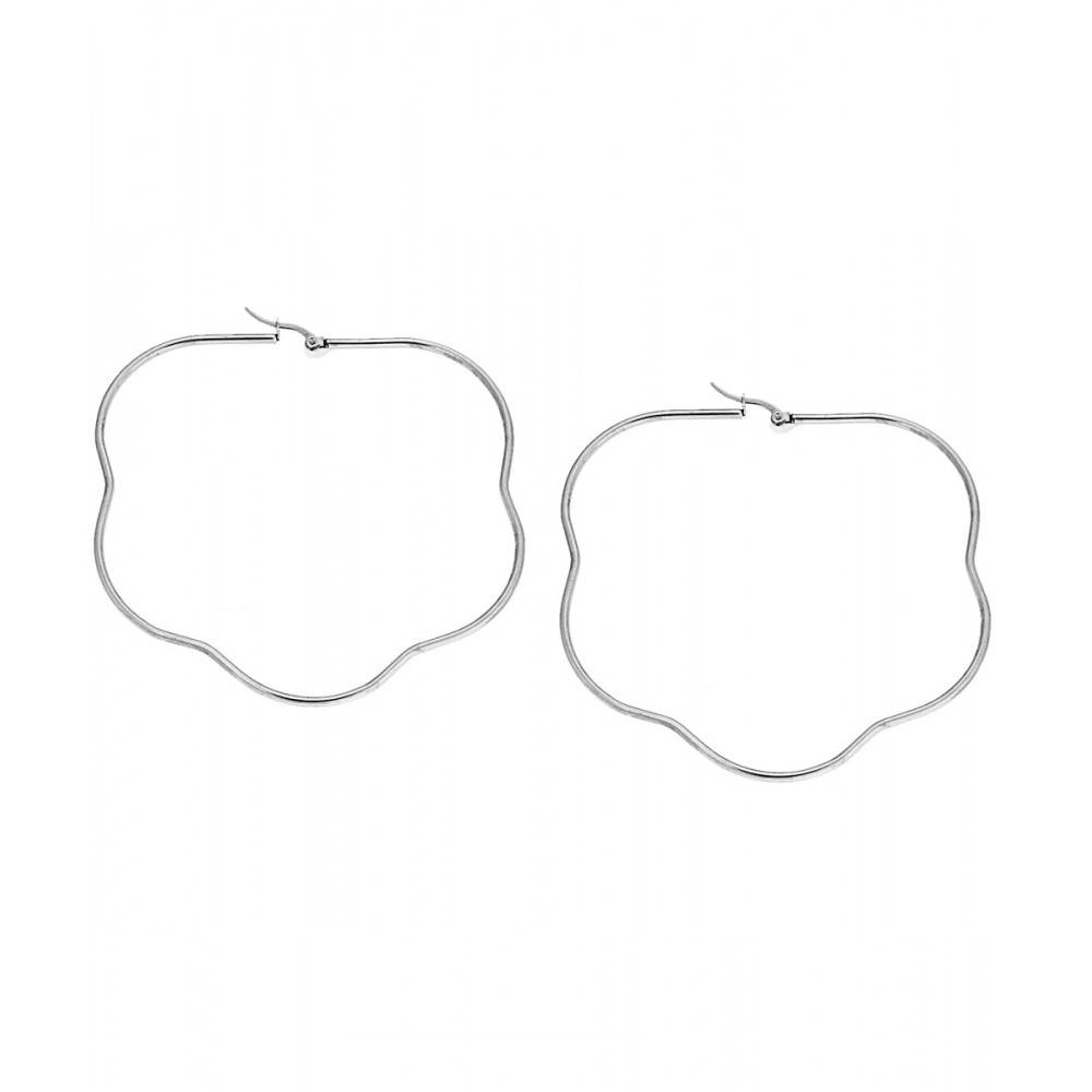 Σκουλαρίκια Senza Steel 7,5 cm - SSD4080SR