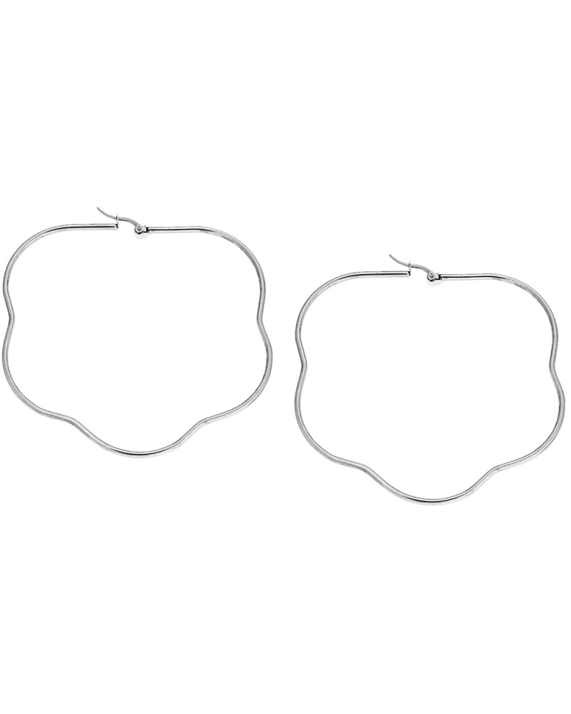 Σκουλαρίκια Senza Steel 7,5 cm - SSD4080SR