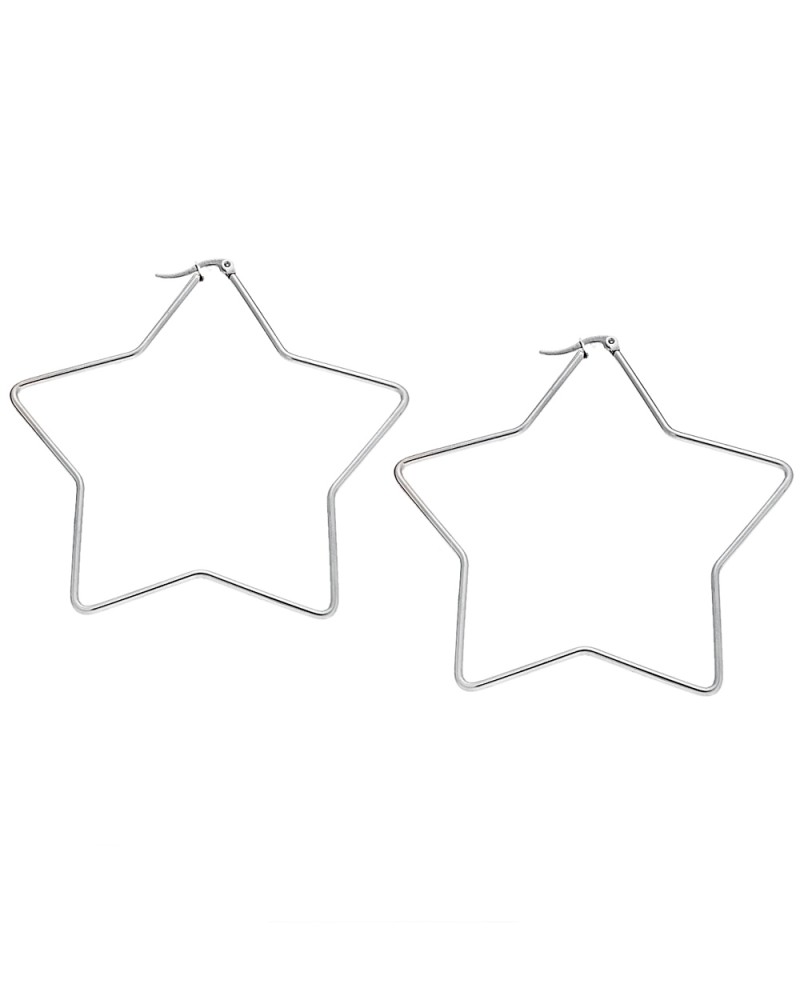 Σκουλαρίκια Senza Steel 8 cm - SSD4084SR