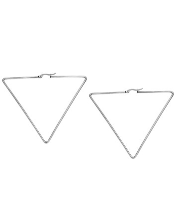 Σκουλαρίκια Senza Steel 7 cm - SSD4088SR