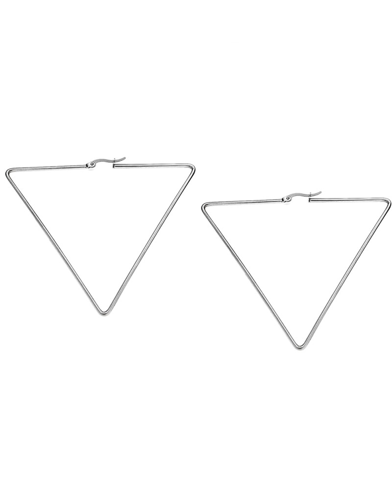 Σκουλαρίκια Senza Steel 7 cm - SSD4088SR