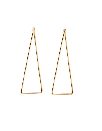 Σκουλαρίκια Senza Steel 8 cm Gold Plated - SSD4089GD