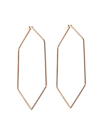 Σκουλαρίκια Senza Steel 8 cm Rose Gold Plated - SSD4093RG