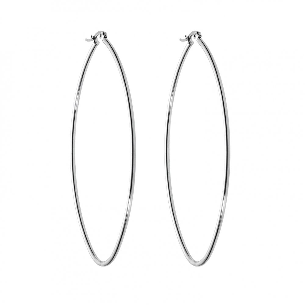 Σκουλαρίκια Senza Steel 8X5,5 cm - SSD4099SR