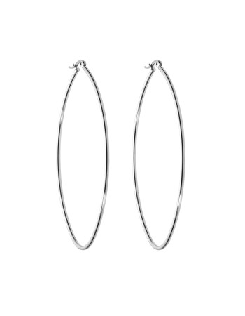 Σκουλαρίκια Senza Steel 8X5,5 cm - SSD4099SR