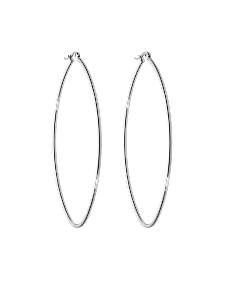 Σκουλαρίκια Senza Steel 8X5,5 cm - SSD4099SR