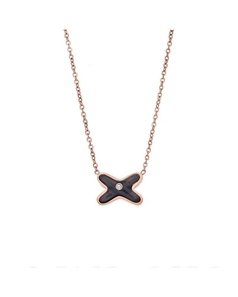 Κολιέ Γυναικείο SΕΝΖΑ Steel Rose Gold Plated - SSD4135RB