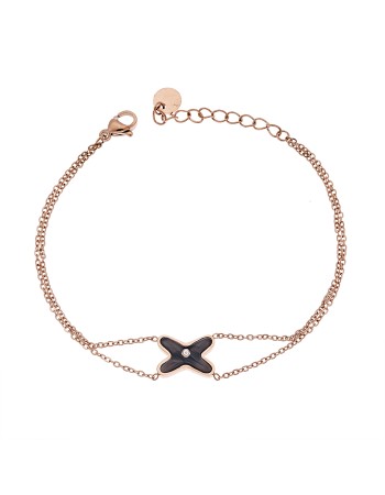 Βραχιόλι Senza Rose Gold Steel - SSD4213RB