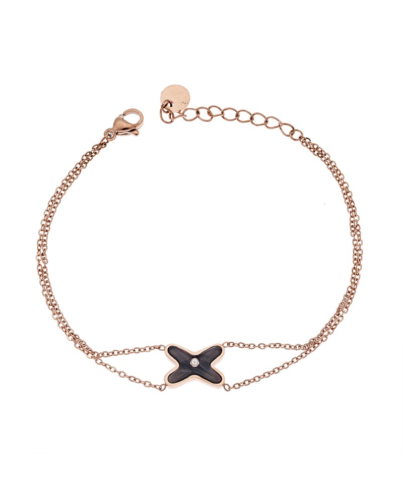 Βραχιόλι Senza Rose Gold Steel - SSD4213RB