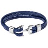 Βραχιόλι Senza Men's Steel Blue Leather Strap - SSD4225SBL